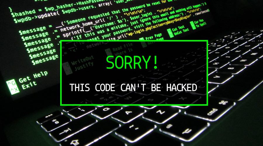hack proof code image